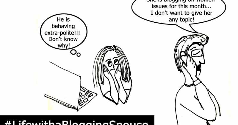 Zipping Up: Life With A Blogging Spouse  #Humor