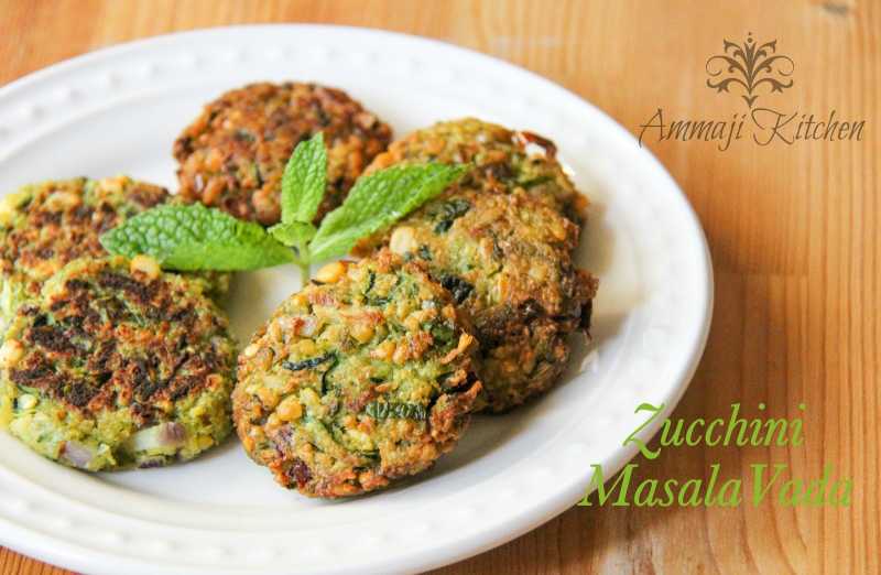 Zucchini Masala Vada Recipe | Zucchini Masala Vadai | How To Make Zucchini Masala Vada