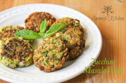 Zucchini Masala Vada Recipe | Zucchini Masala Vadai | How to make Zucchini Masala Vada
