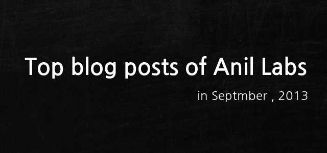 Anillabs : Image Gallery For Top Blog Posts Of Anil Labs In September