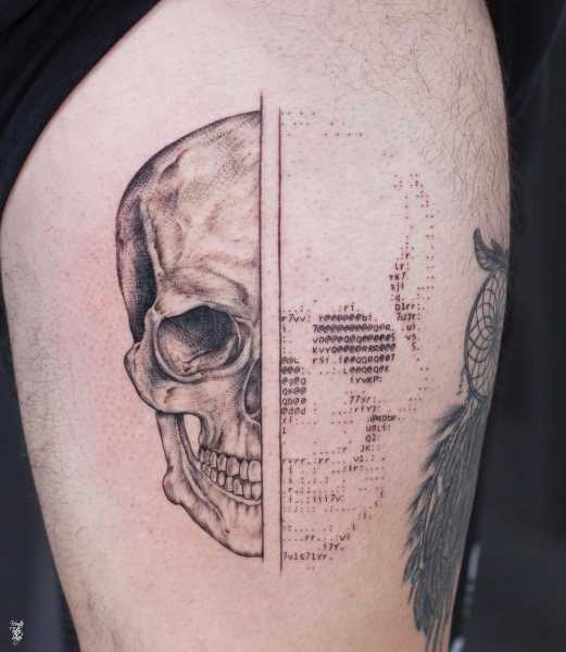 Ascii Art Tattoos By Tattoo Artist Andreas Vrontis That You Wished You Had -