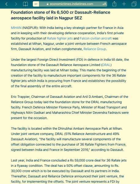 Churumuri“If The Rafale Negotiated By Narendra Modi Is 9% Cheaper, Why Did He Buy Only 36 And Not All 126 Aircraft?”
