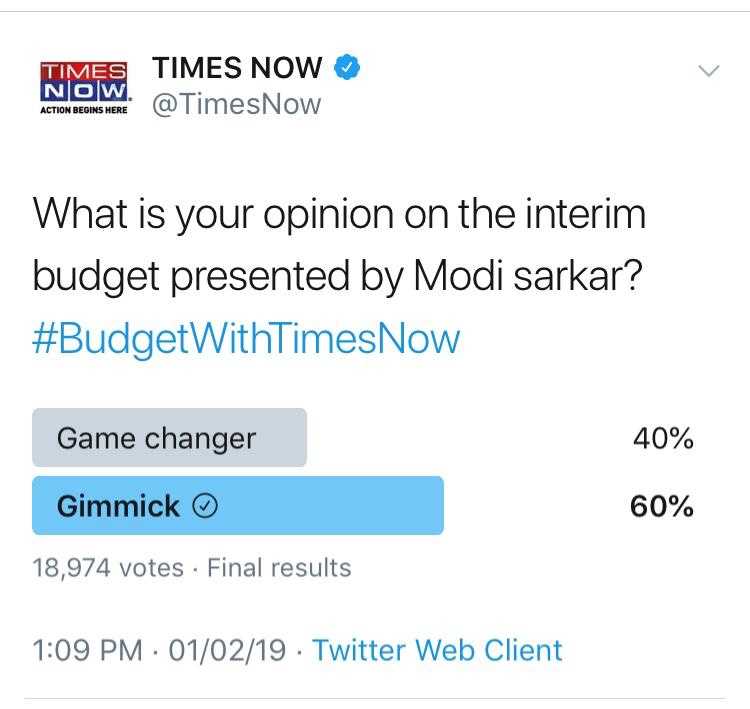 Churumuri“Manufacturing Consent” Has Been The Fulltime Activity Of ‘bhakt’ TV Channels. But From Priyanka To Pulwama, 2,62,523 Respondents In 10 Twitter Polls Are Saying Something Else To Them.