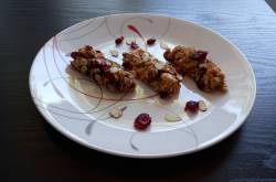 cranberry and oats bars