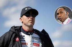 Denny Hamlin Isn’t Losing Sleep Over Stephen A. Smith's Controversial Comment About NASCAR Drivers As Athletes: “Have Some Thick Skin”