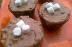 eggless malt cupcakes with malt buttercream