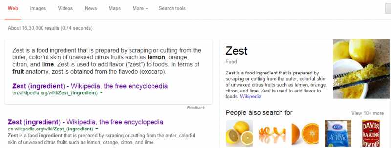 Five Ingredients That Zest My Life