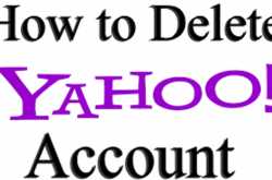 how do you permanently delete a yahoo email account