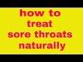 How To Treat Sore Throat