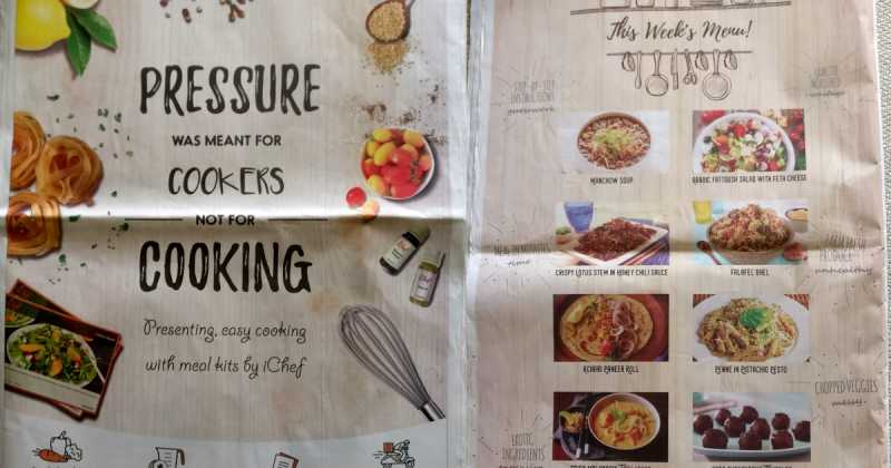 IChef Meal Kits Ads - Food For Thought?