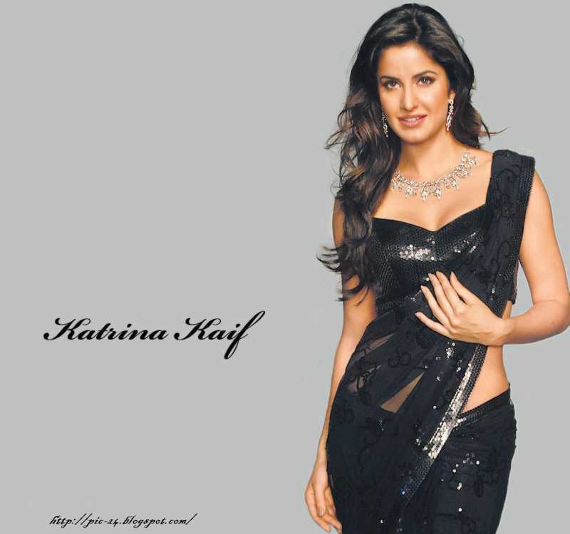 Katrina Kaif In Sharee: Best Wallpaper Collection