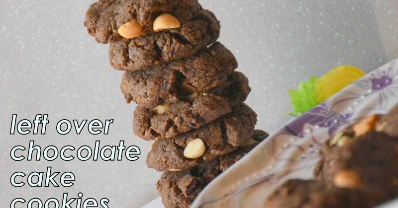 Leftover Chocolate Cake Cookies | Cookies With Left Over Chocolate Cake | Triple Chocolate Cookies | Left Over Chocolate Cake Recipes