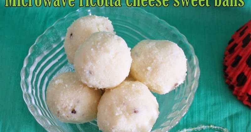 Microwave Paneer Ladoo | Microwave Ricotta Cheese Laddu | Microwave Indian Sweets | Ricotta Cheese Recipes