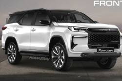 New-Gen Toyota Fortuner Digitally Rendered