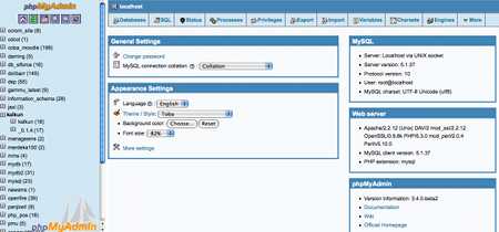 PhpMyAdmin 4.4.11
