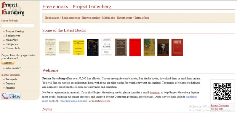 Project Gutenberg - Best Resource To Get Free E-Book