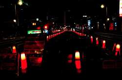 red light area: tokyo street lights
