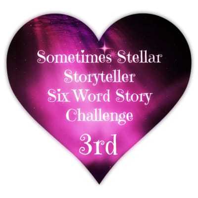 Six Word Story #40 (And It Won An Award!)