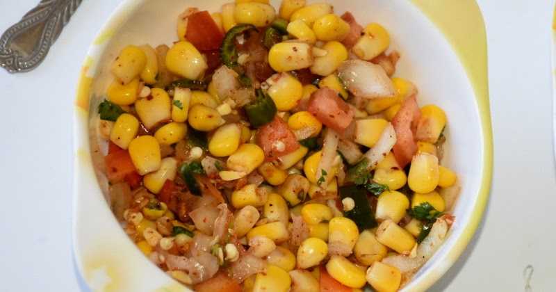 Sweet Corn Masala Chat Recipe | Sweet Corn Chat Masala | Simple Chat Recipes | Sweet Corn Recipes