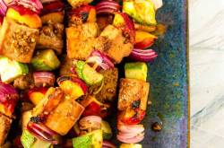 Tofu Skewers With Ginger Soy Marinade